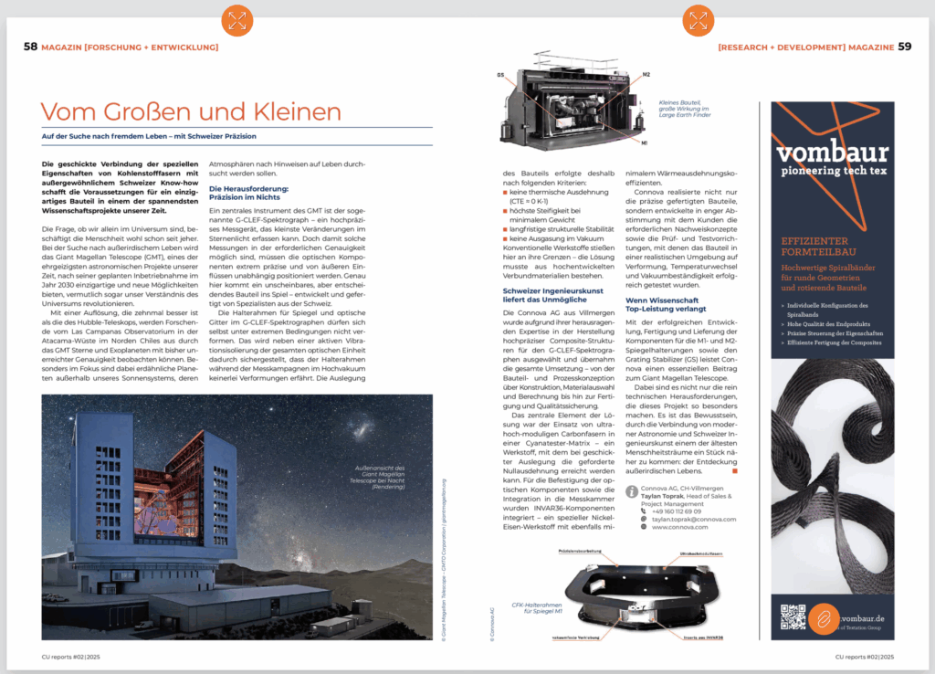 Publication in the Composites United (CU) Report